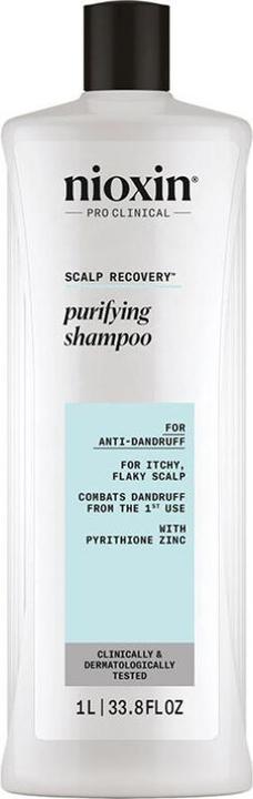 Actual product image Nioxin Scalp Recovery Anti-Dandruff Shampoo For Dry And Itchy Scalp 1000ml (1000 ml, Liquid shampoo)