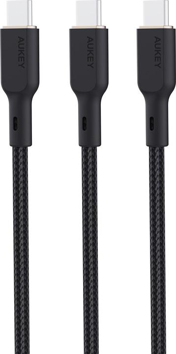 Image du produit Aukey USB C – USB C 3er Pack (1 m, 100 W)