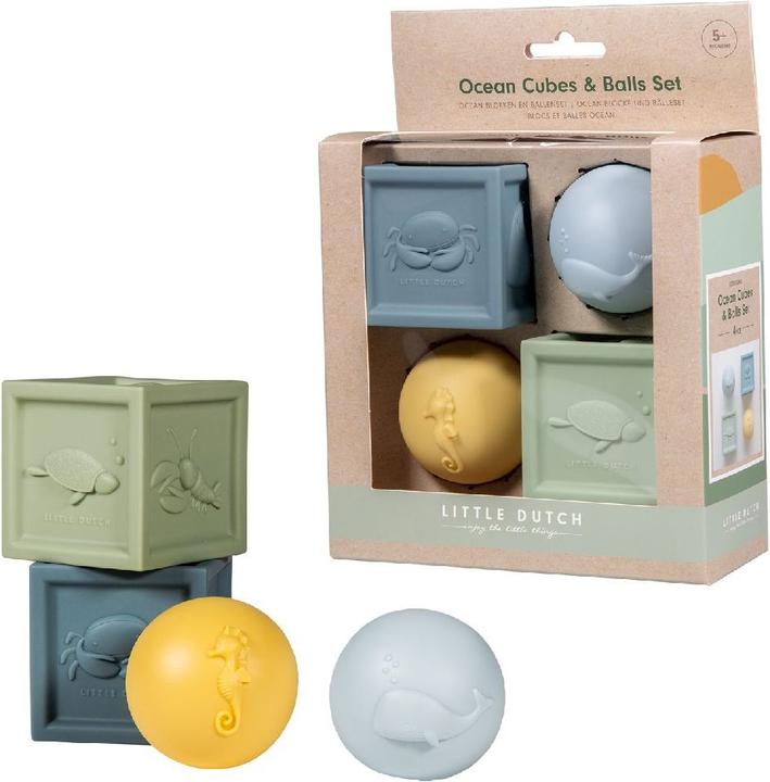 Produktbild Rubo Toys Little Dutch Ocean-Blöcke / Bälleset