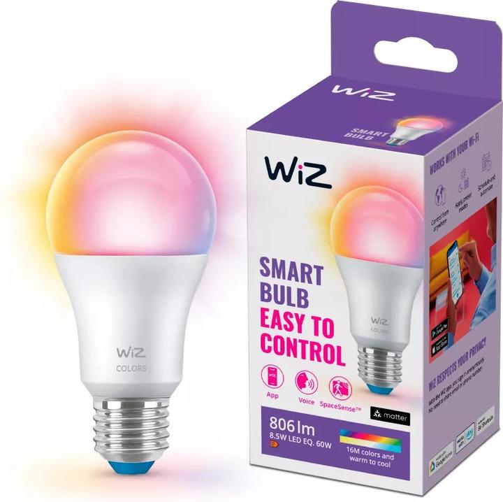 Produktbild WiZ Standard (E27, 60 W, 806 lm, 1 x, F)