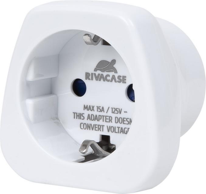Actual product image Rivacase PS4301 W00 Power plug adapter type C (Euro plug)