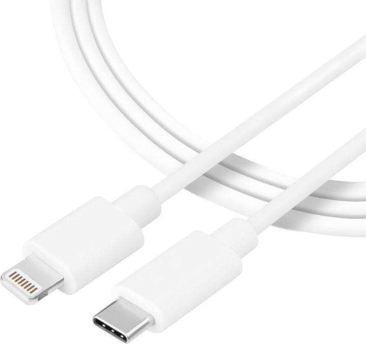 Actual product image Tactical Smooth Thread Cable USB-C/Lightning 0.3m White (0.30 m, USB 3.2 Gen 1)