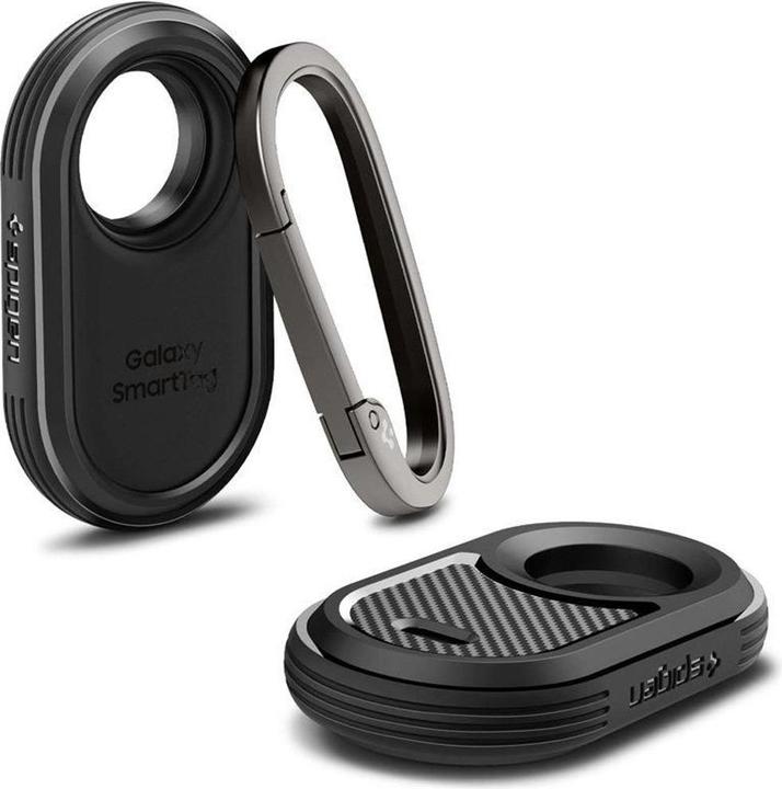 Actual product image Spigen Rugged Armor case for Samsung Galaxy SmartTag 2 - matte black (Android)