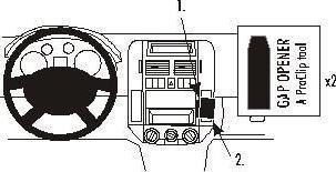 Immagine prodotto Brodit 853029 Supporto per auto Volkswagen Polo