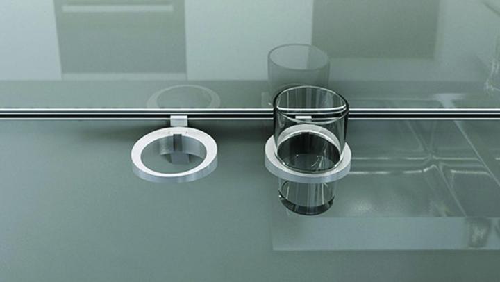 Produktbild OK-Line Glashalter Wall System
