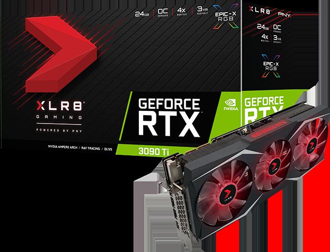 Immagine prodotto PNY GeForce RTX 3090 Ti OC GDDR6X 3xDP 1.4 1xHDMI 2.1 (24 GB)