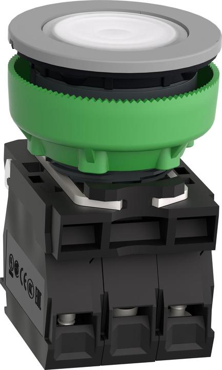 Produktbild Schneider Electric Leuchtdrucktaster, Kunststoff, komplett, XB5FWCUST01