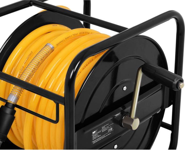 Produktbild MSW Druckluftschlauch Aufroller Schlauchtrommel Luft Schlauchaufroller 30 m 8 bar