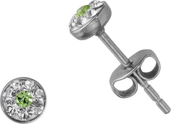 Bijouteria Ohrstecker (Edelstahl, Kristall)