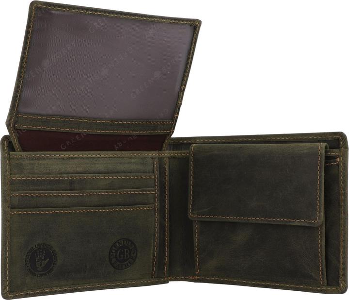 Actual product image Greenburry Vintage Geldbörse Leder 12 cm