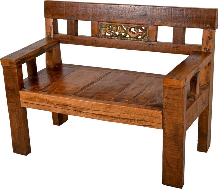 Garden Pleasure Gartenbank Sumba 940233 braun Holz 120,0 cm