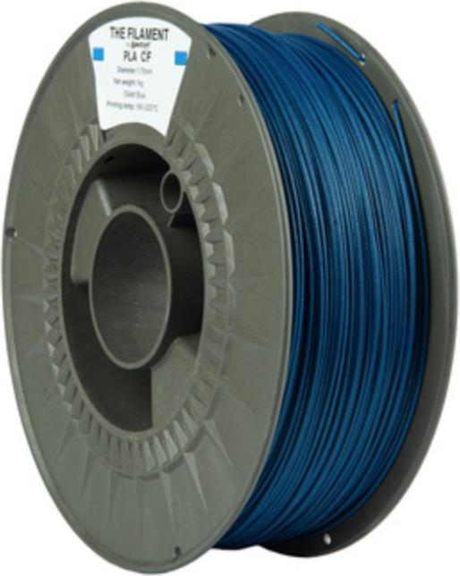 The Filament - PLA CF - BLUE - 1.75mm - 1kg (PLA-R, 1.75 mm, 1000 g, Bleu)
