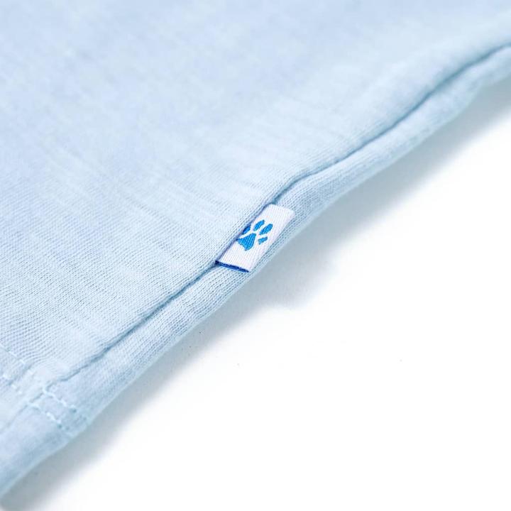Immagine prodotto VidaXL Maglietta da bambino azzurro 128,Materiale: 100 % cotone,Colore (128)