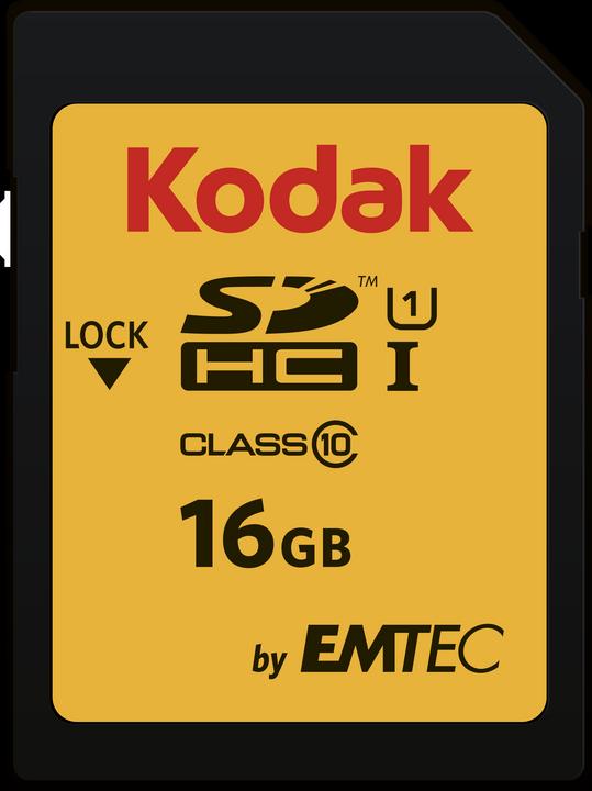 Actual product image Kodak SDHC 16GB Class10 U1 (16 GB, SDHC, U1, UHS-I)