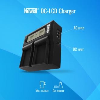 Produktbild Newell DC-LCD-Zweikanal-Ladegerät für BP-A30/A60/A90-Akkus für Canon (Kamera Akku Ladegerät)
