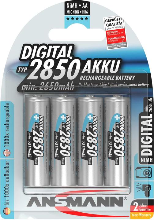 Ansmann AA (4 pz., AA, 2650 mAh)