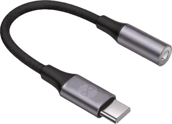 Produktbild Forever Adapter Audio AJC-01 Klinke 3,5 mm - USB-C schwarz (3.5mm Klinke, USB Typ C)