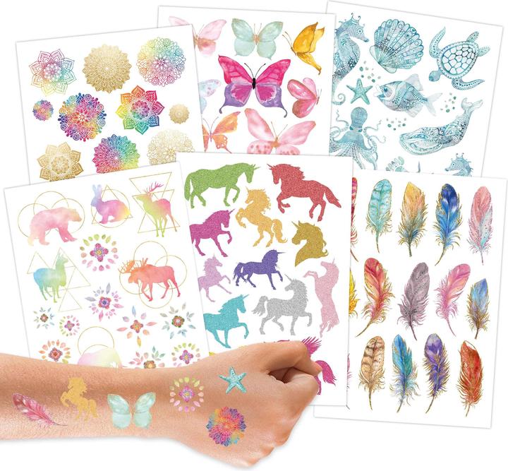 Image du produit Papierdrachen Kit de tatouage métallique