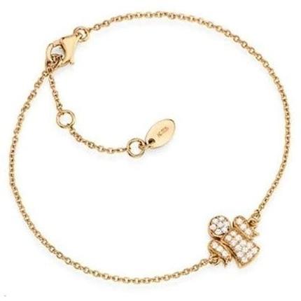 Amen Original gold-plated bracelet with zircons Angels BRARB (L)