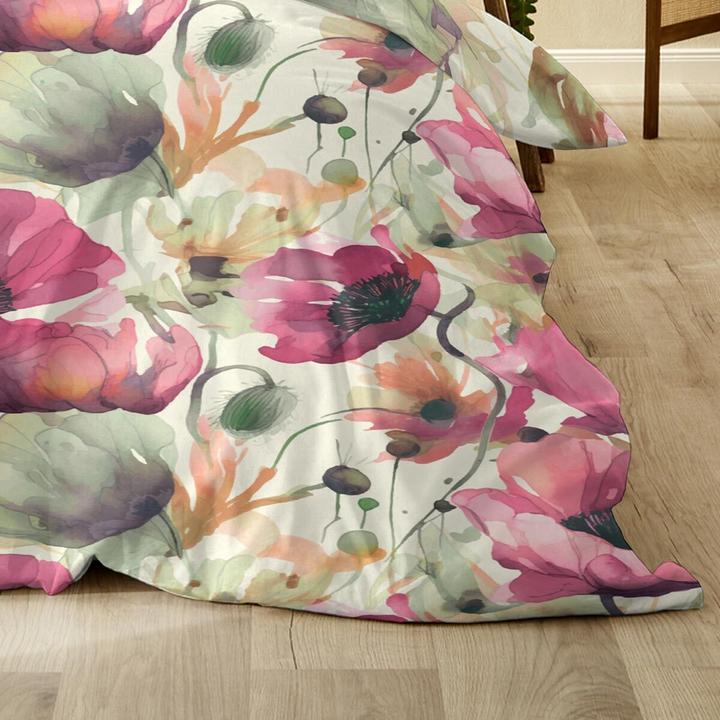 Produktbild Enrico Coss Edelflanell Bettwäsche Tampere pink (Bettwäsche Set, 155x220 cm + 80x80 cm)