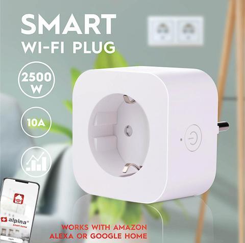Actual product image Alpina Garden Smart Home - Indoor Smart Plug - 2500W