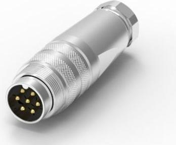 Immagine prodotto Rs Pro Connettore M16 DIN diritto a 7 pin, 250 V / 5A IP67, connessione a saldare Montaggio del cavo