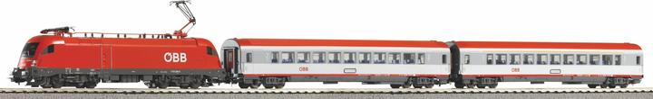 Piko PSCwlan S Set ÖBB Taurus con 2 vagoni del treno espresso Binario A e B V (Traccia H0)