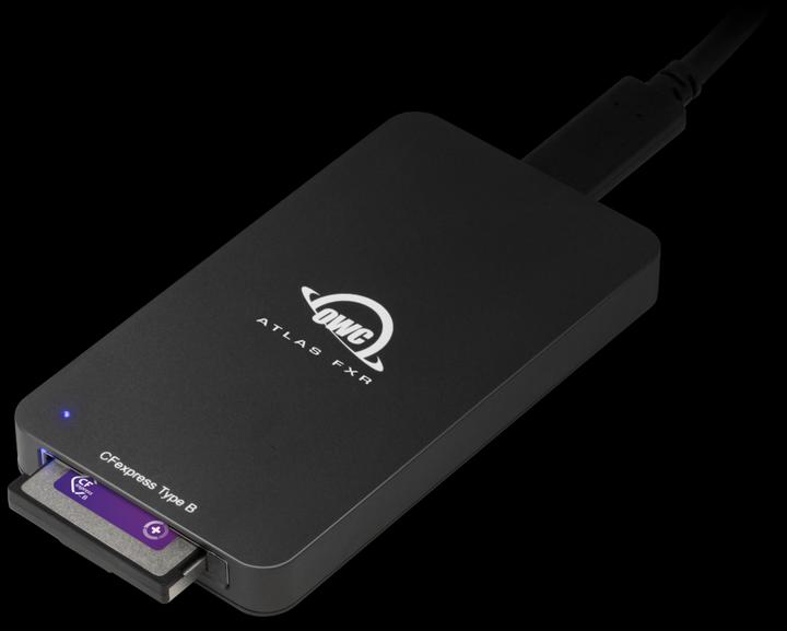 Produktbild OWC Atlas FXR Thunderbolt (USB-C) + USB CFexpress Card Reader (USB 3.2 Gen 2, Thunderbolt 3)