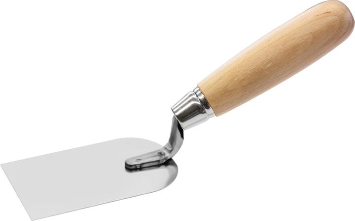 Immagine prodotto Tectool Cazzuola Per Intonaco In Acciaio Inox, Legno, 80 mm
