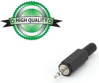 Velleman 2.5Mm Male Jack Connector Plastic Black Stereo