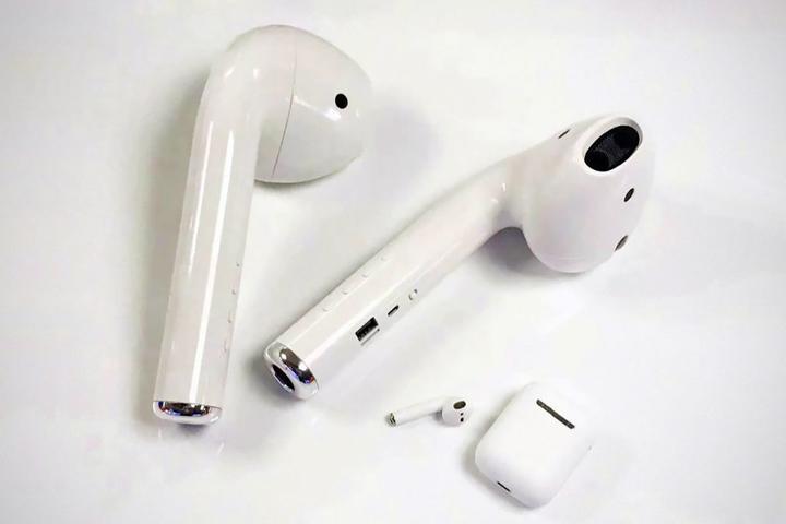 Image du produit PhoneLook Haut-parleur géant AirPod Bluetooth 4.2 Chip Sound stéréo basses profondes (5 h)