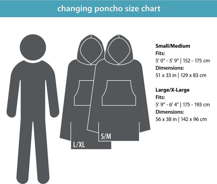 Image du produit Pack Towl PackTowl Changing Poncho Retro Curve S/M