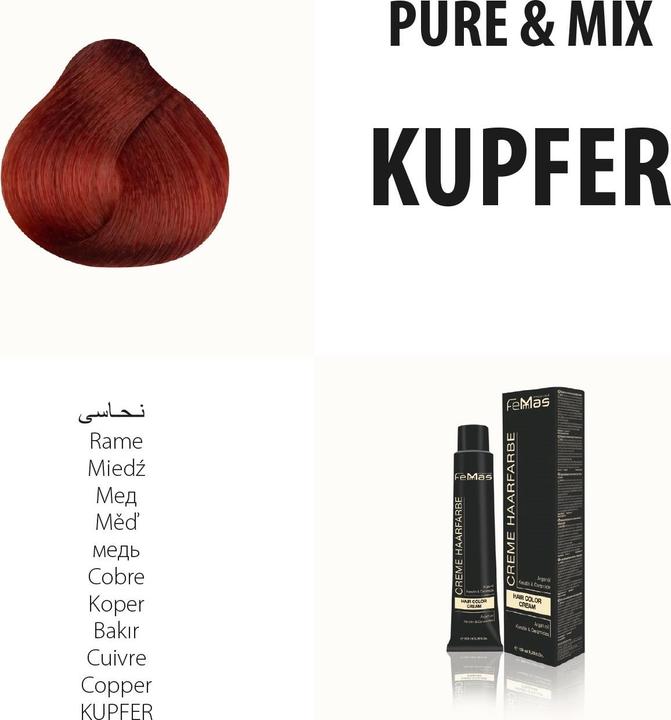 FemMas Kupfer) Haarfarbe Pure & Mix 100ml