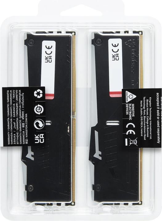 Produktbild Kingston FURY Beast RGB (2 x 32GB, 5200 MHz, DDR5-RAM, DIMM)