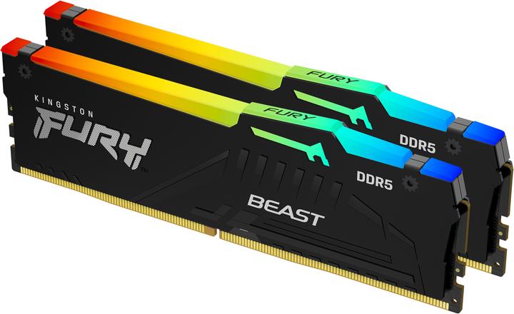Produktbild Kingston FURY Beast RGB (2 x 32GB, 5200 MHz, DDR5-RAM, DIMM)
