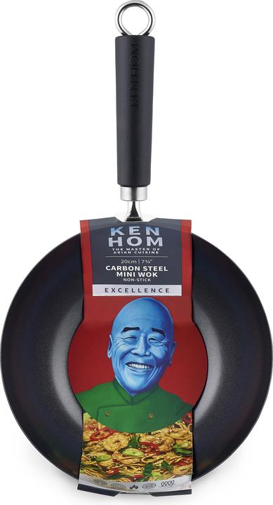 Image du produit Ken Hom Wok d'excellence (20 cm, Wok, Acier au carbone)