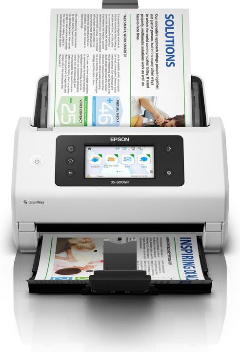 Actual product image Epson Workforce DS-800WN document scanner (Ethernet, USB host, Wi-Fi Direct, USB, WLAN)