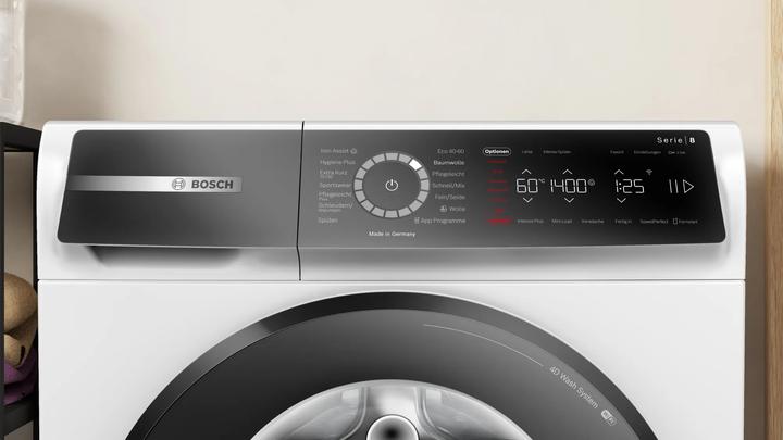 Produktbild Bosch Hausgeräte Serie 8, Waschmaschine, Frontlader, 10 kg, 1400 U/min., WGB254030 (10 kg, Links)