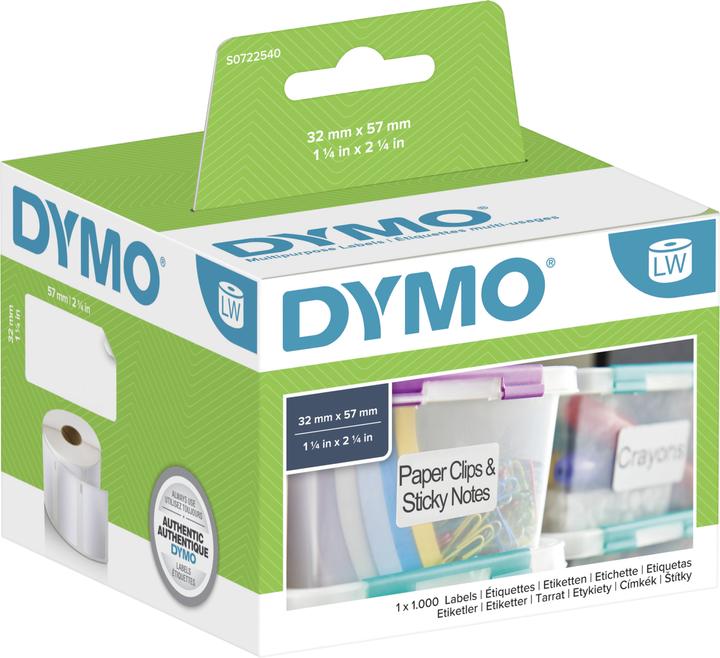 Produktbild Dymo S0722540 Vielzweck-Etiketten, 1 Stück