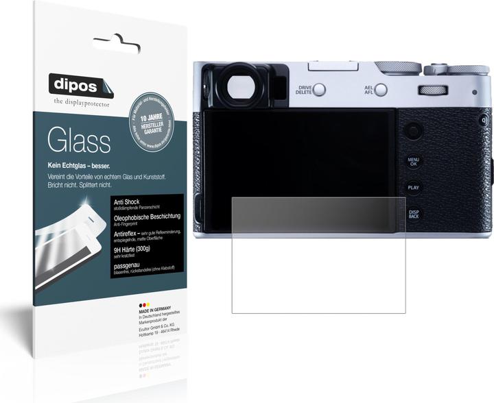 Dipos Displayschutz Anti-Shock (Displayschutz, Fujifilm X100V)
