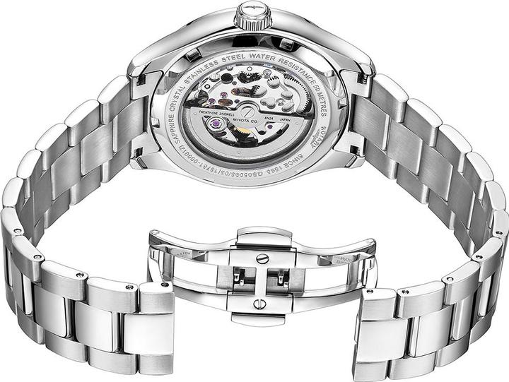 Produktbild Rotary GB05095/05 Oxford Automatik Herrenuhr 40mm 5ATM (Analoguhr, 40 mm)