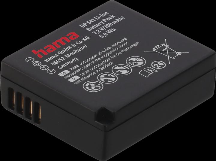 Actual product image Hama Li-Ion battery DP 541 for Panasonic DMW-BLG10 (Camera battery)