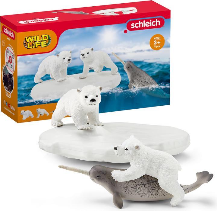 Image du produit Schleich Glisse sur les ours polaires