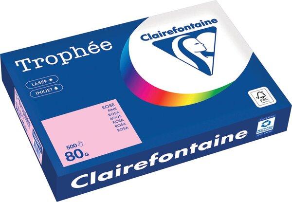 Actual product image Trophee Kopierpapier, DIN A3, 80g/qm, 500 Blatt, rose (80 g/m²)