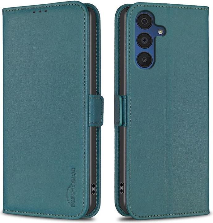 Binfen Color Galaxy A15 - BINFEN Flip Case cover green (Samsung Galaxy A15)