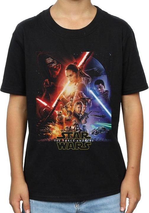 Immagine prodotto Star Wars Force Awakens Poster Maglietta Ragazzi (140, 146)