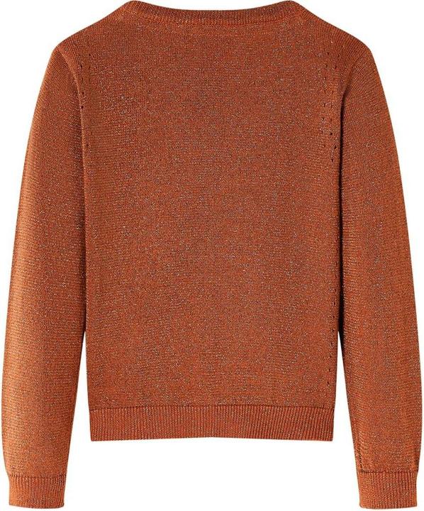 Actual product image VidaXL Children's cardigan cognac 104,Material: 97 % cotton. 3 (104)