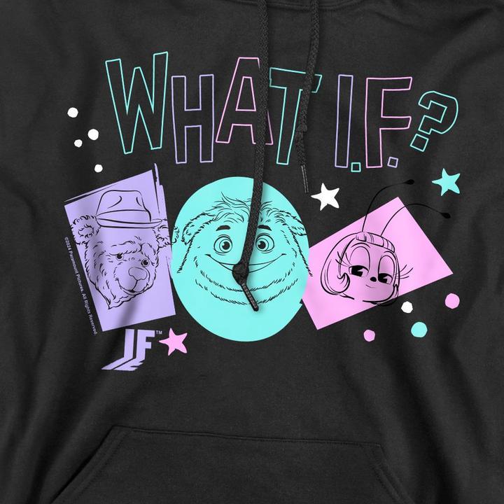 Immagine prodotto IF What Felpa con Cappuccio Colore Pop Uomo (XL)