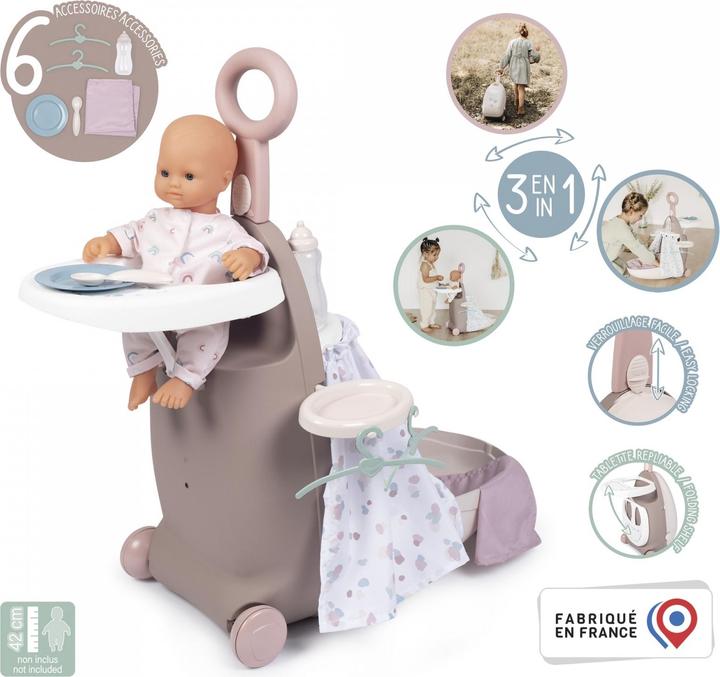 Produktbild Smoby BabyNurse Nursery Suitcase 3 In 1