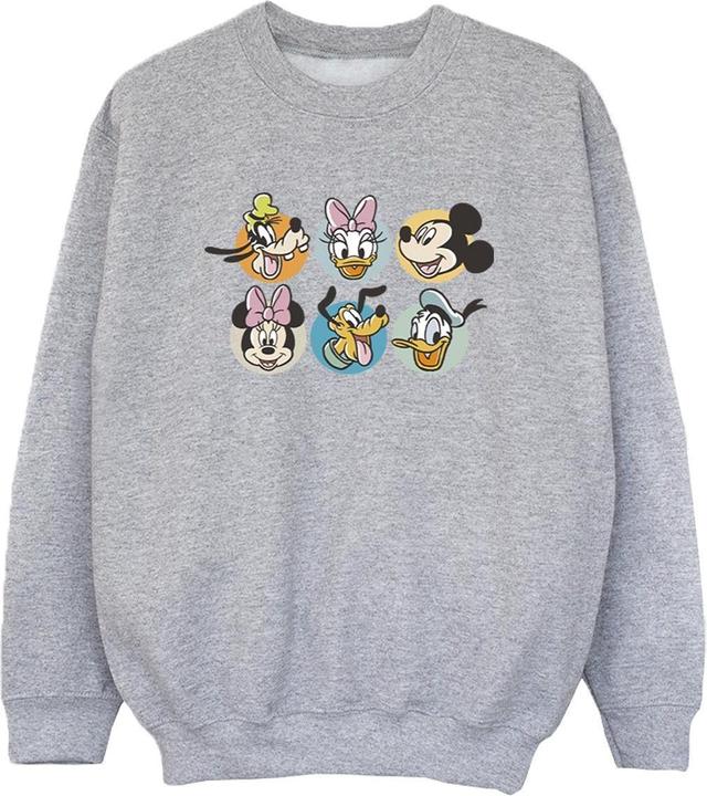 Disney Mickey Mouse And Friends Faces Sweatshirt Jungen (128)